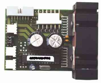 Output stage board (including microcontroller)